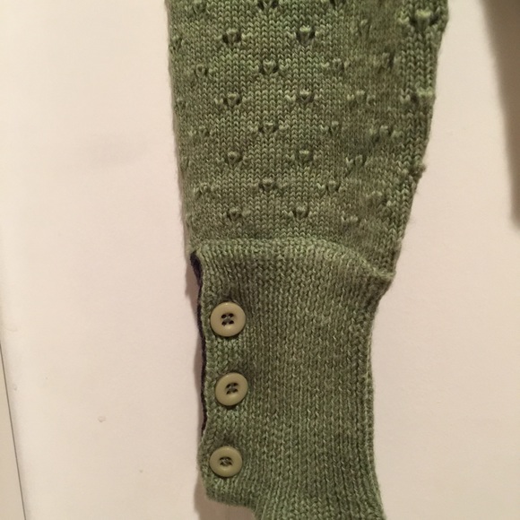 Pringle Green Wool Cardigan Sweater #086 - Picture 6 of 7